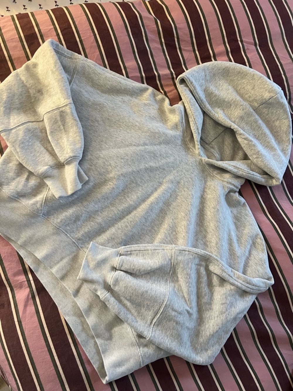 Cropped Abercrombie Gray Hoodie